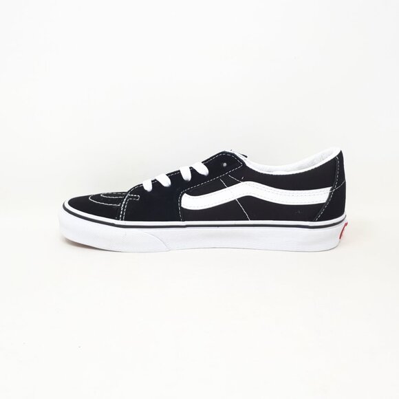 Vans Sk8-Low Black True White Classic Skate Casual Shoe Sneaker Womens Size NEW - Picture 2 of 11